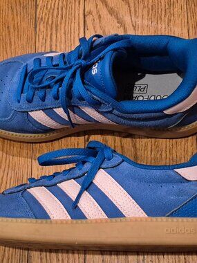 Blue/Pink Adidas Breaknet Sneakers (Women's Size 7.5)